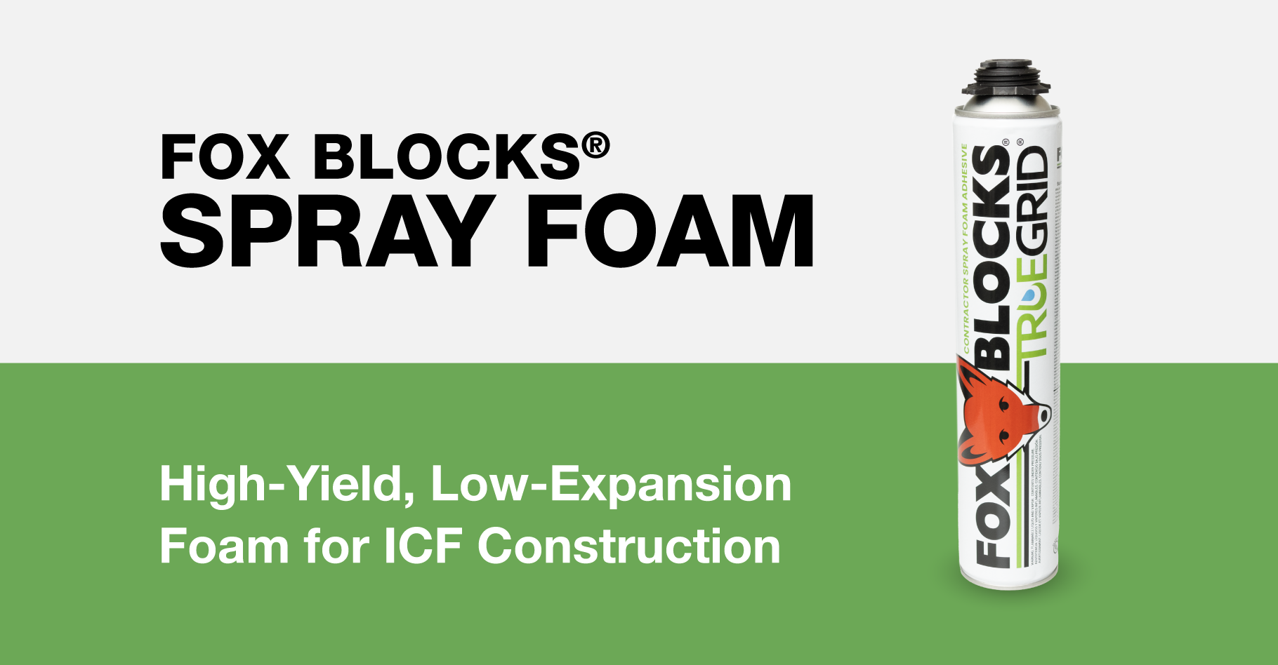 Fox Blocks Spray Foam Header
