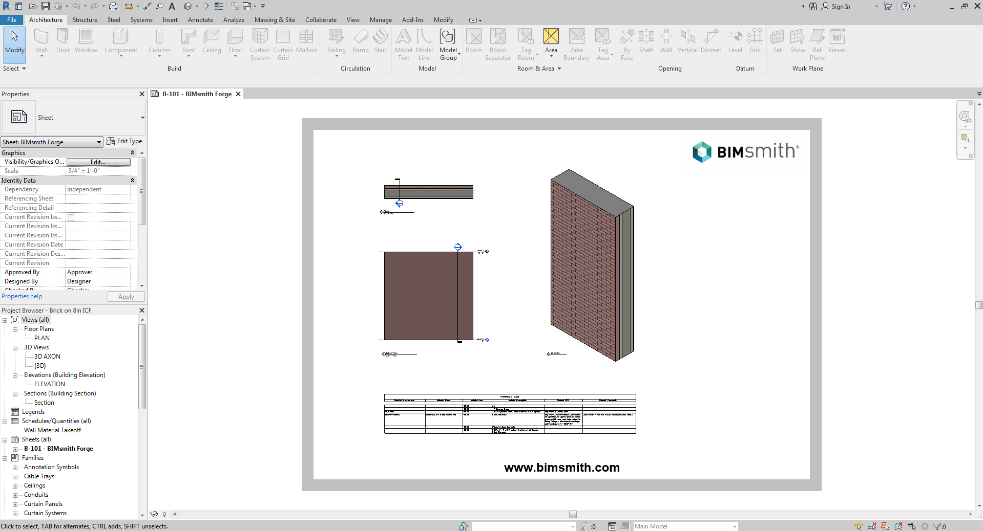 STEP 8 Fox Blocks Revit BI Msmith Forge