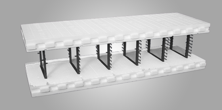 A picture showing what a Fox Blocks ICF looks like.