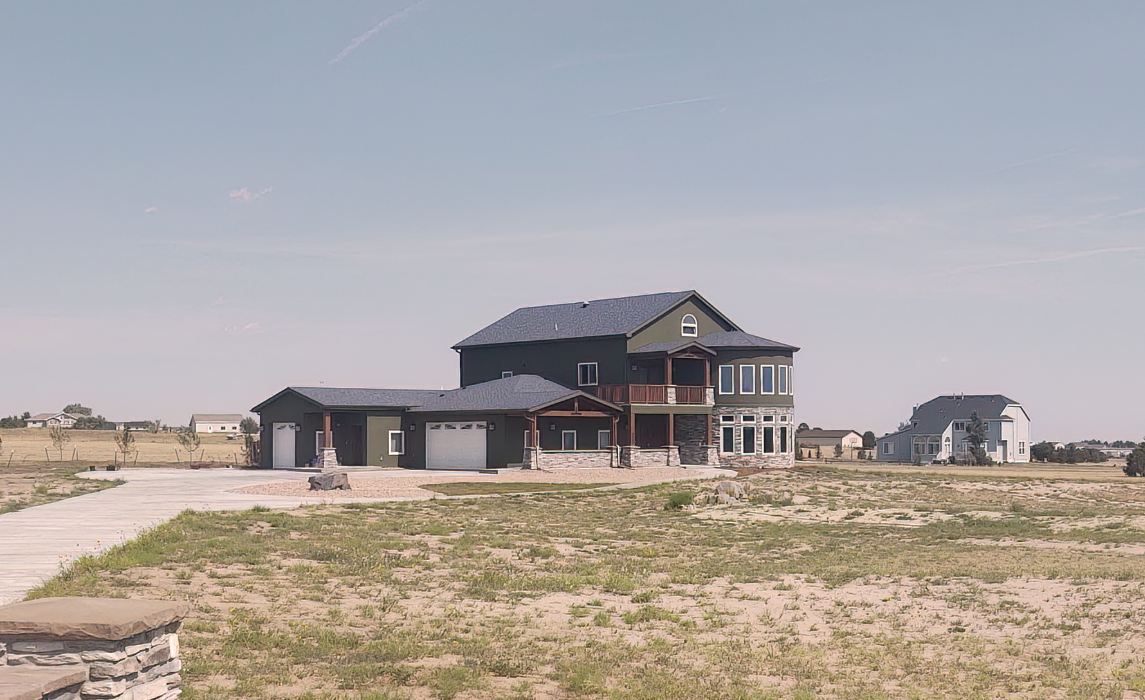 Completed ICF home designed for strength, energy efficiency, and long-term durability.