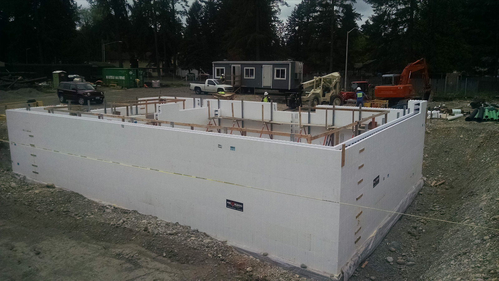 Icf foundations wall