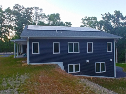 an image of a two-story ICF construction project from Fox Blocks
