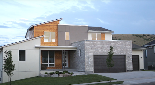 Image of a home built with energy-efficiency in mind.