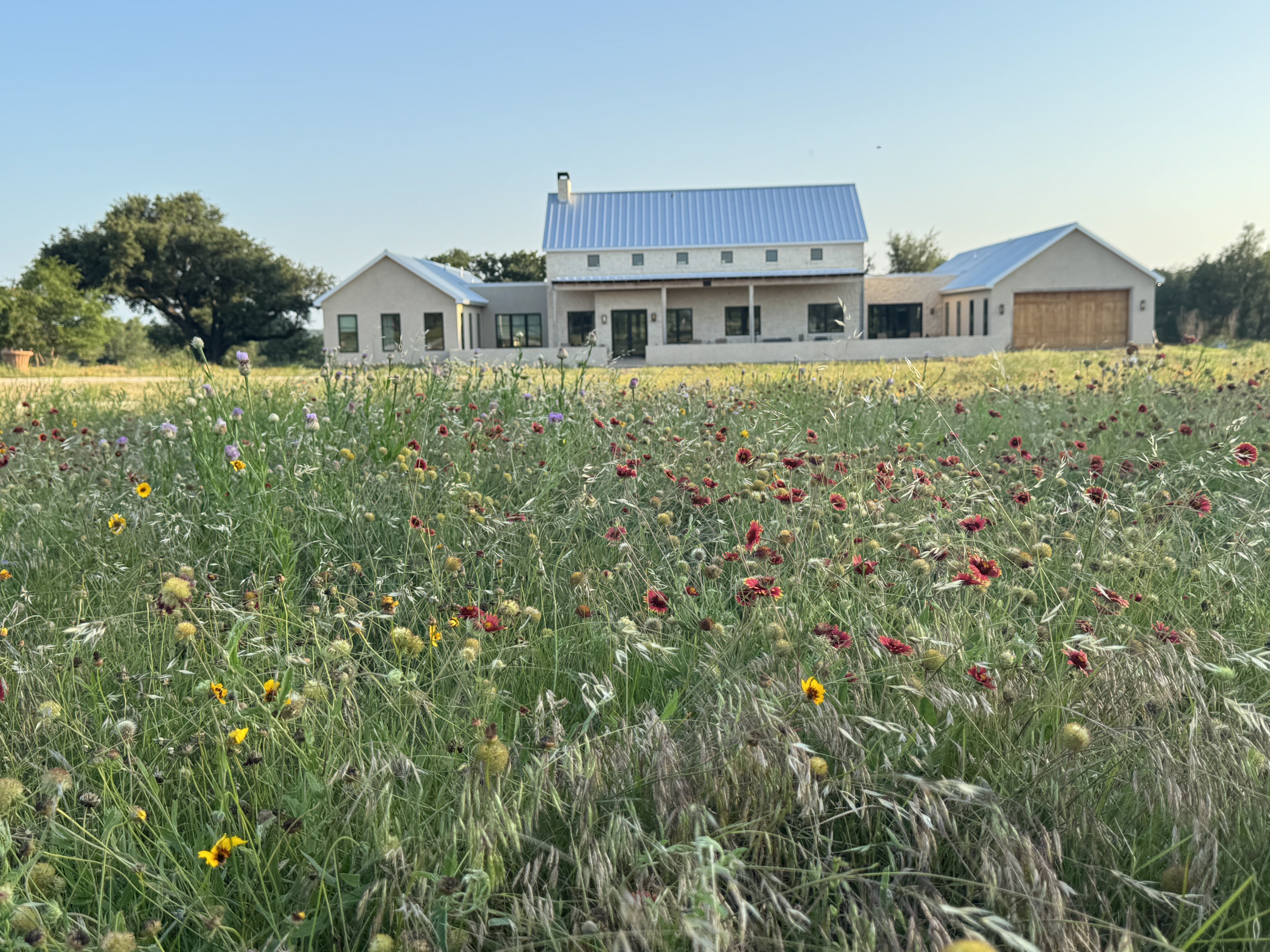 Texas Ranch House Completed 1